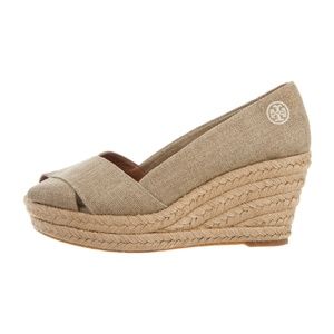 Tory Burch Filipa Espadrille Wedge in Gold